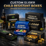 Custom Slider Child Resistant Boxes