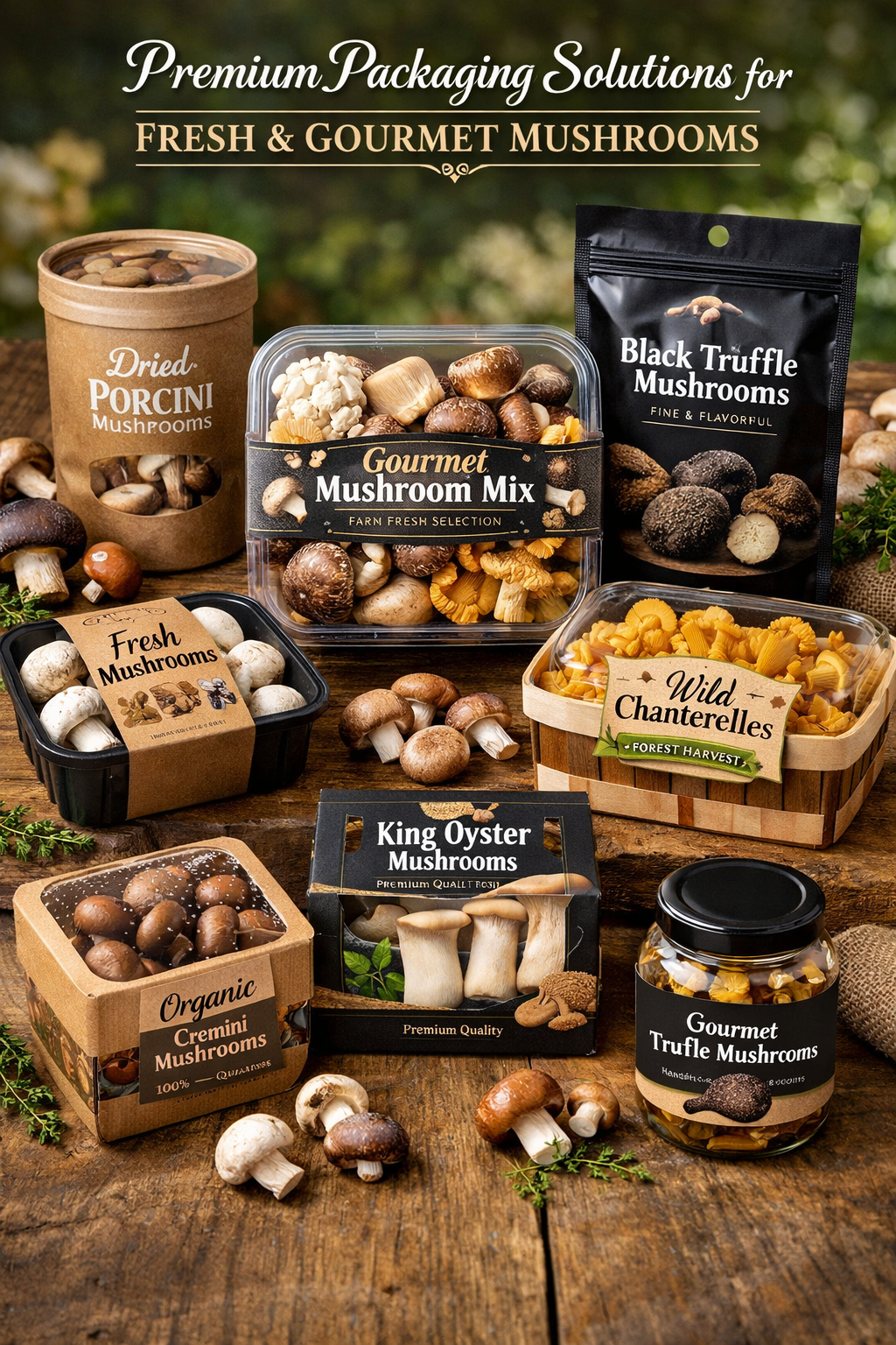 Cardboard Mushroom Boxes