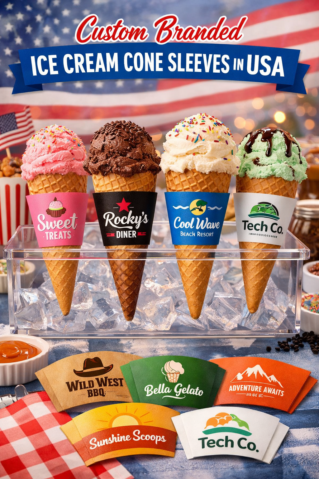 Ice Cream Cone Sleeves