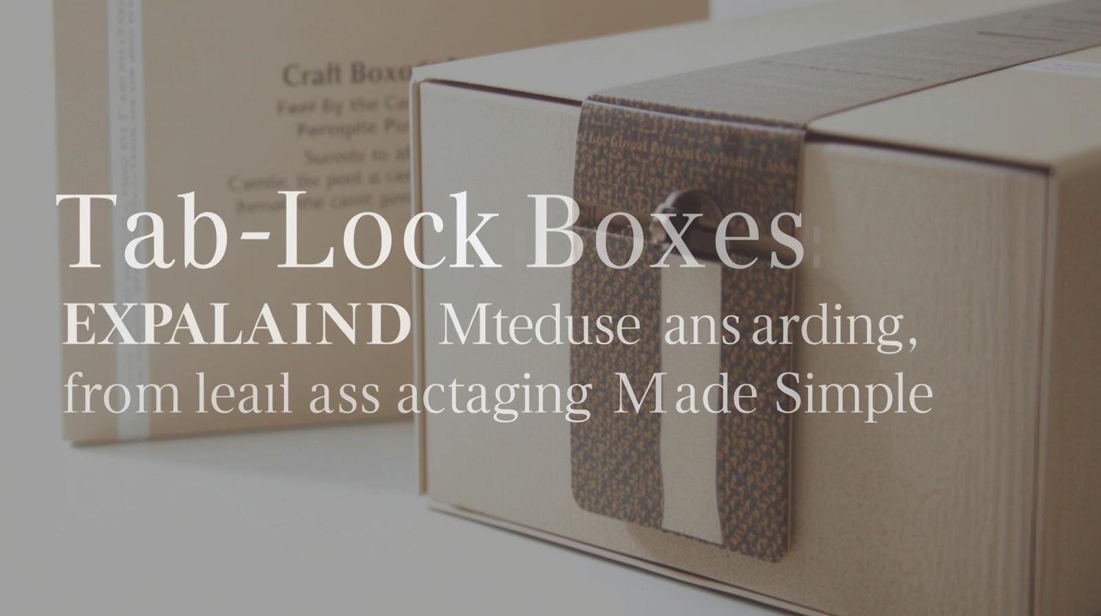 Tab-Lock-Boxes