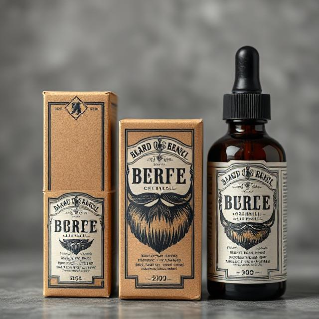 beard oil boxes