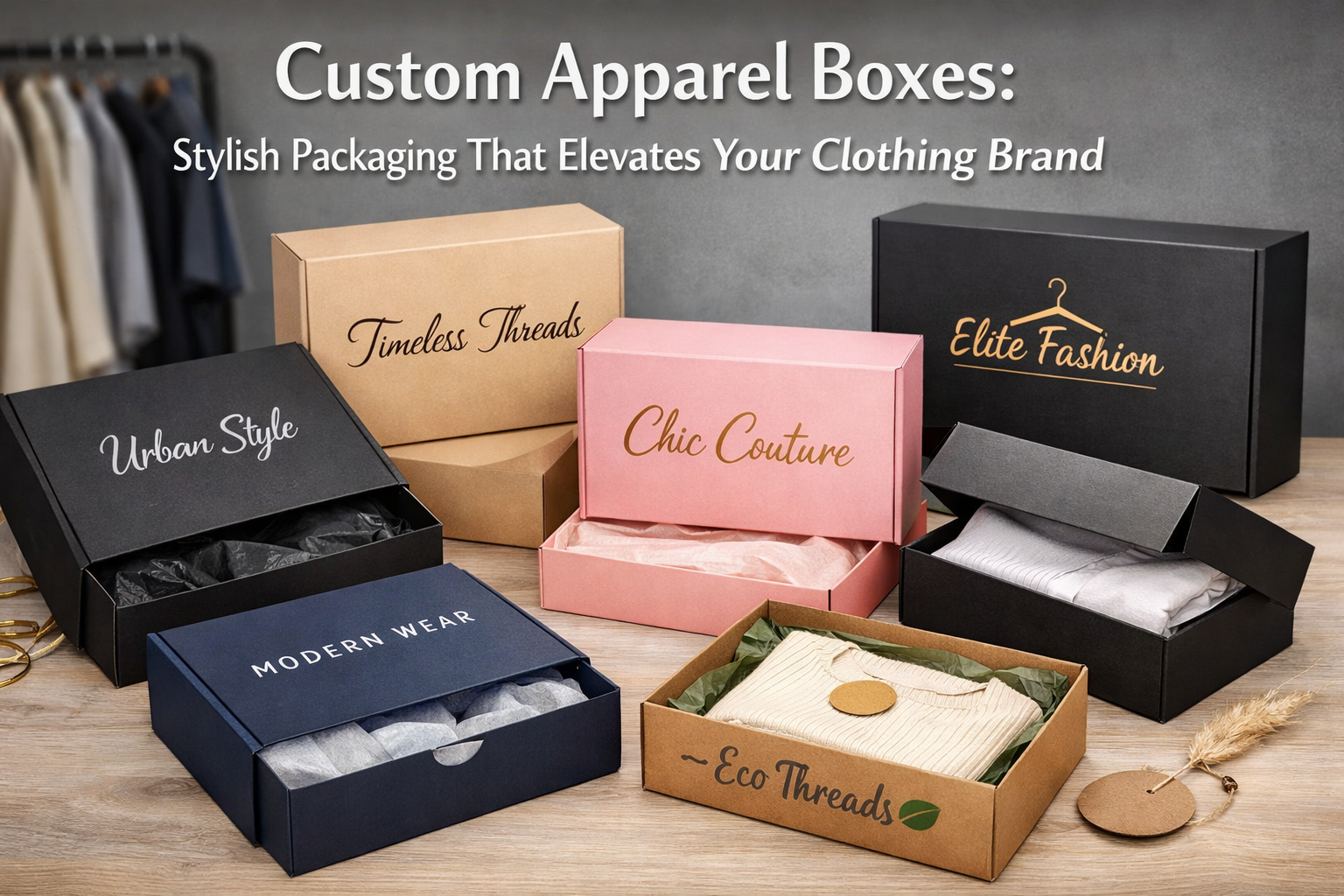 Custom Apparel Boxes