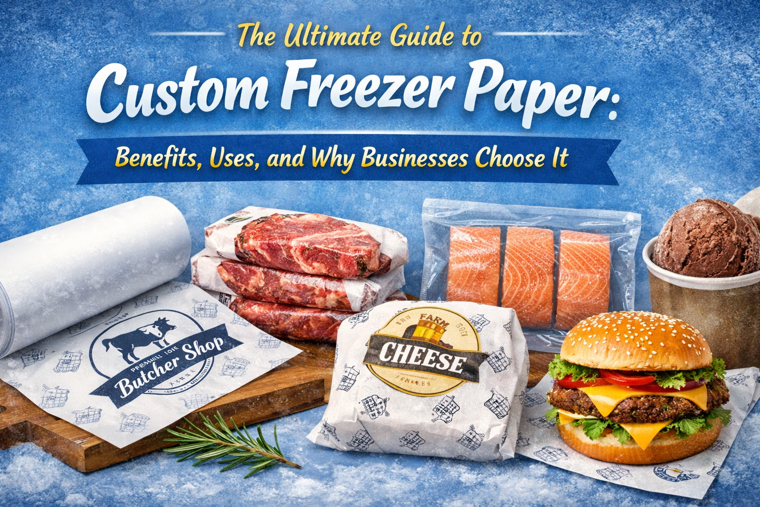 custom printed freezer paper