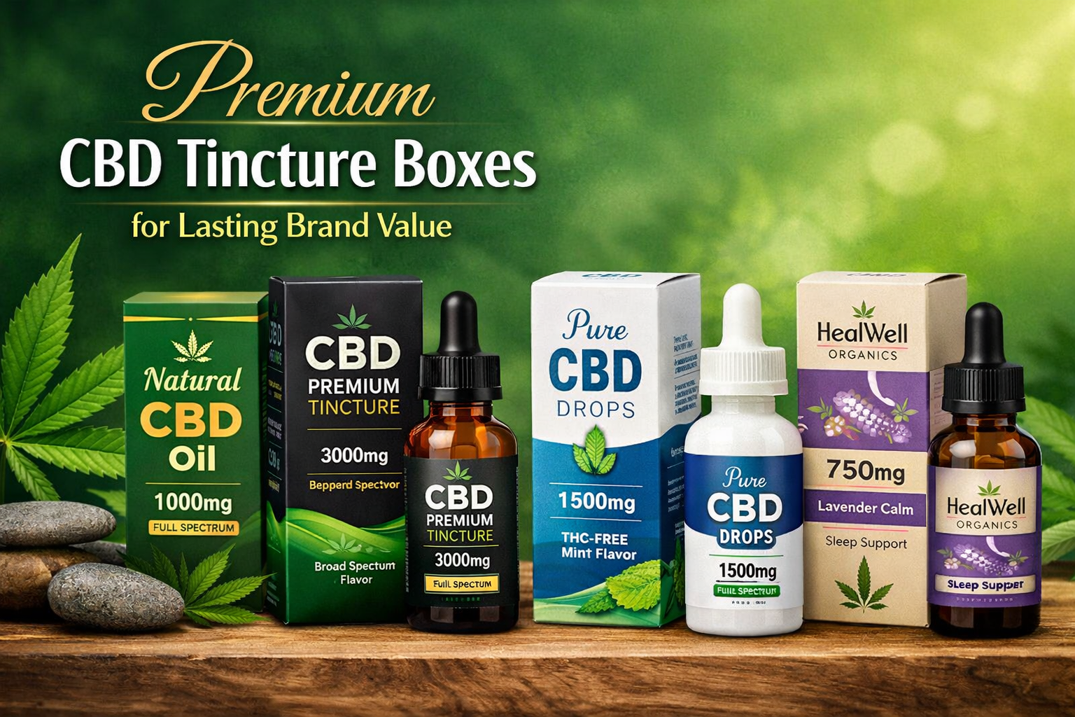 CBD Tincture Boxes