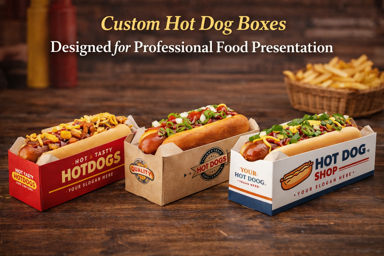 Custom Hot Dog Boxes