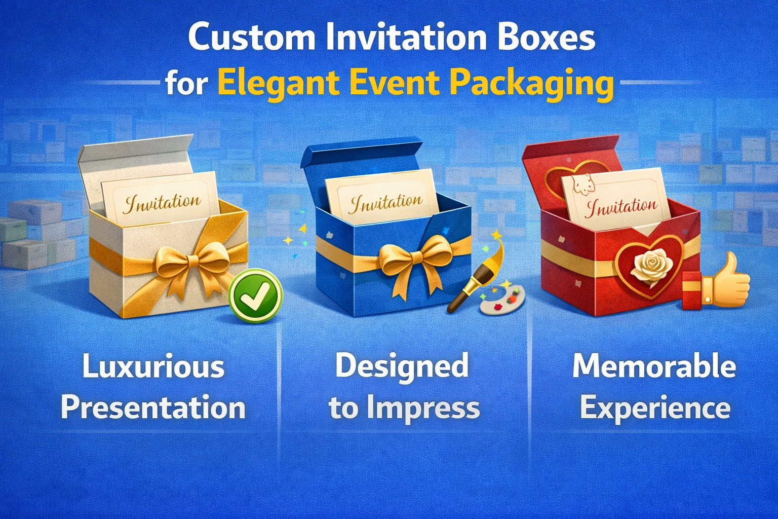Custom Invitation Boxes