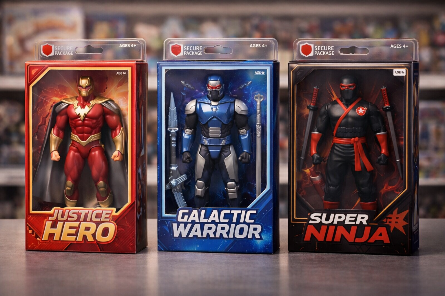 Custom Action Figure Boxes