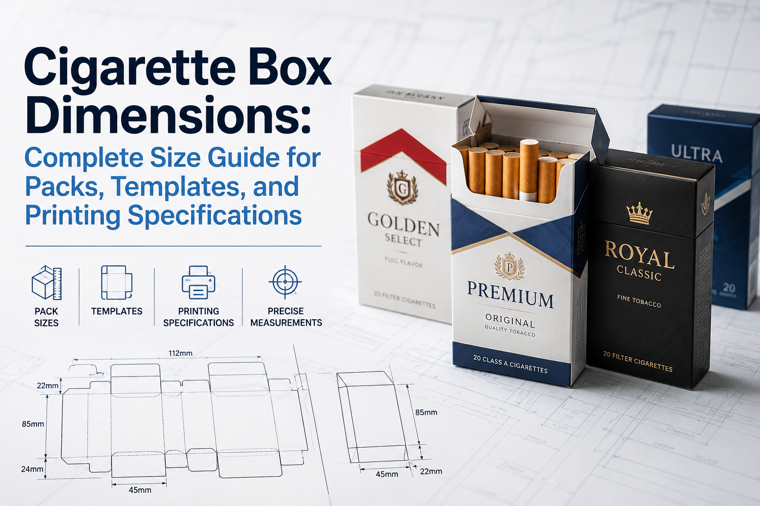 Cigarette Box Dimensions